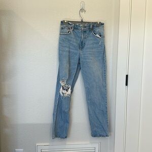 Abercrombie & Fitch The 90's Straight Ultra High Rise Jeans - 27/4 Short